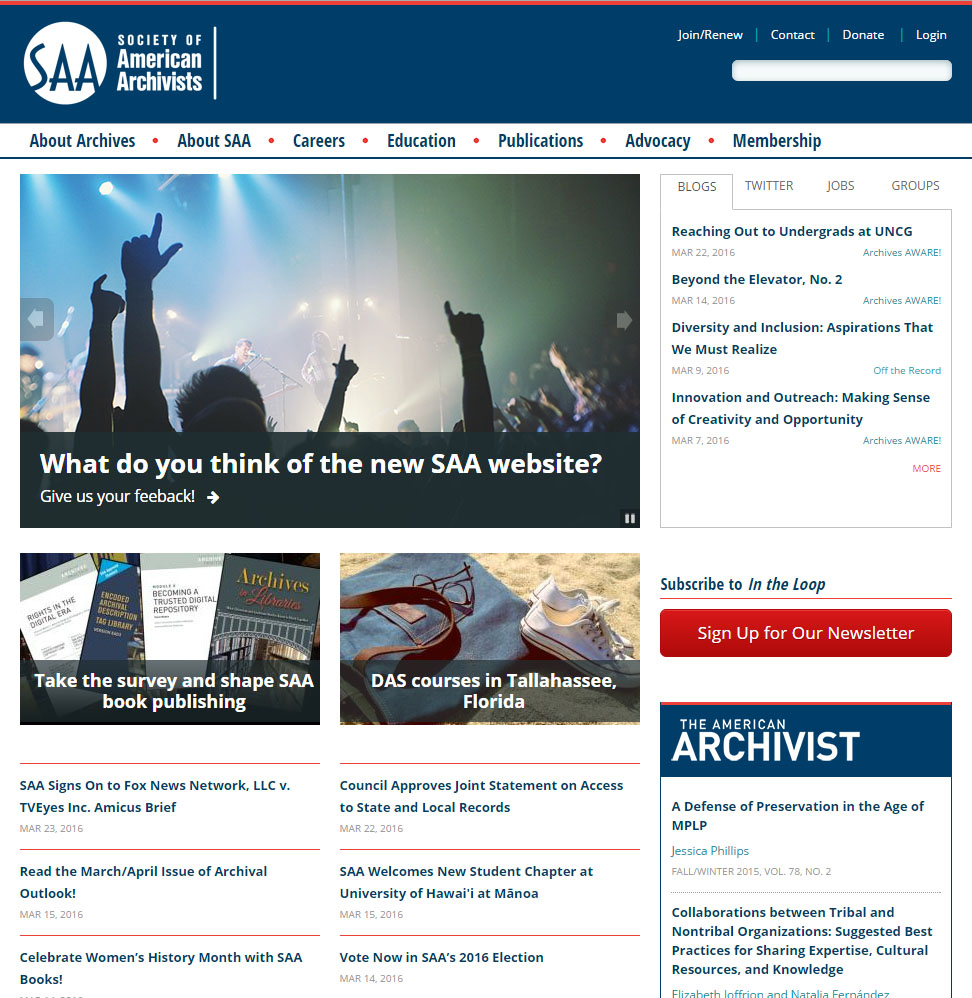 SAA_homepage