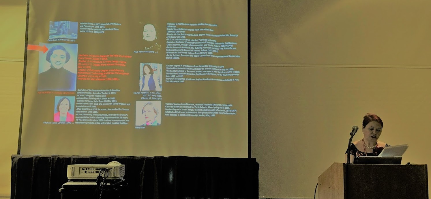 3. Dr. Meral Ekincioglu presentation at the 71st Society of Architecture Historians International Conference April 2018